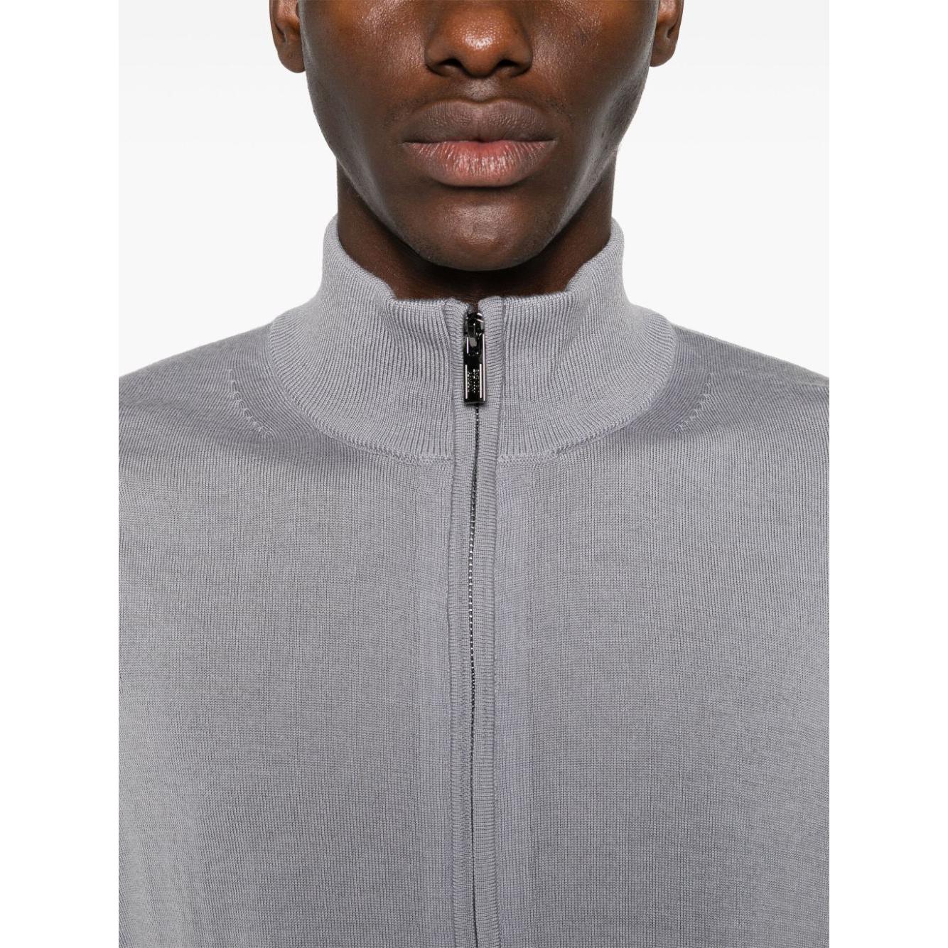 Emporio Armani Sweaters Grey Topwear Emporio Armani