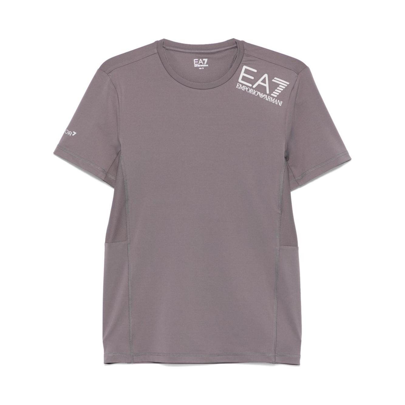 EA7 T-shirts and Polos Grey Topwear EA7