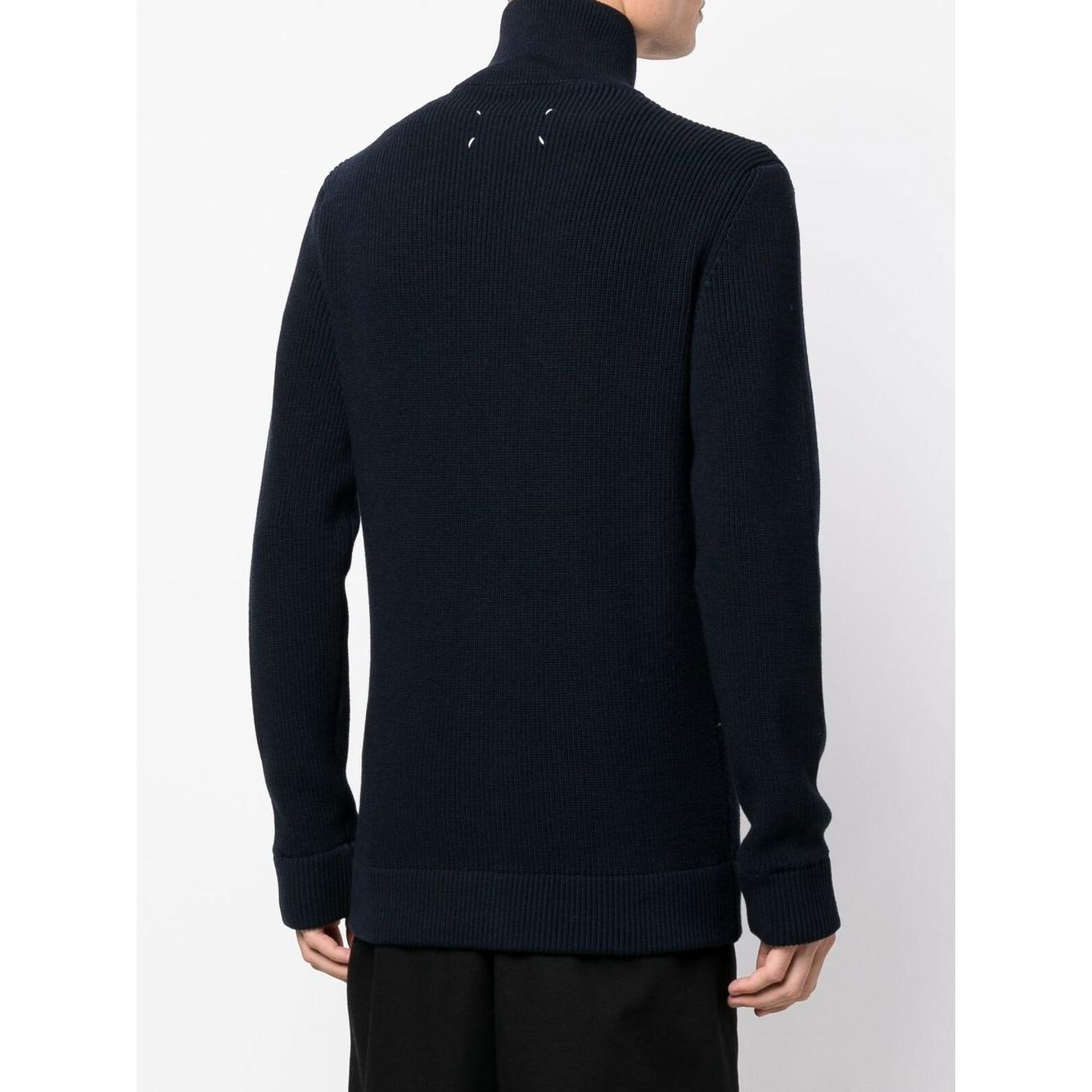 Maison Margiela Sweaters Blue Topwear Maison Margiela