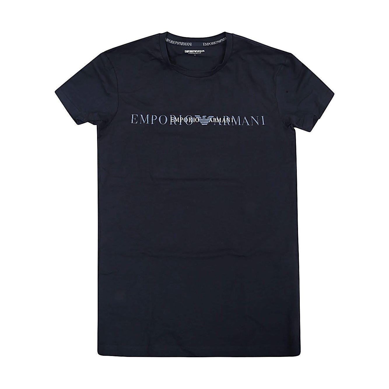 Emporio Armani T-shirts and Polos Blue Topwear Emporio Armani