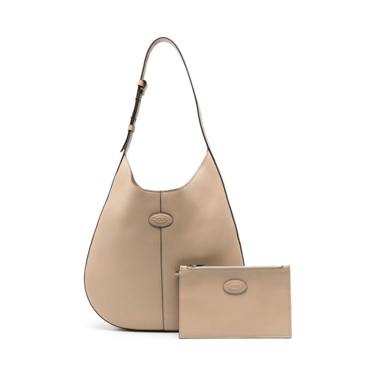 Tod's Woman Beige Di Bag Hobo Shoulder Tod'S