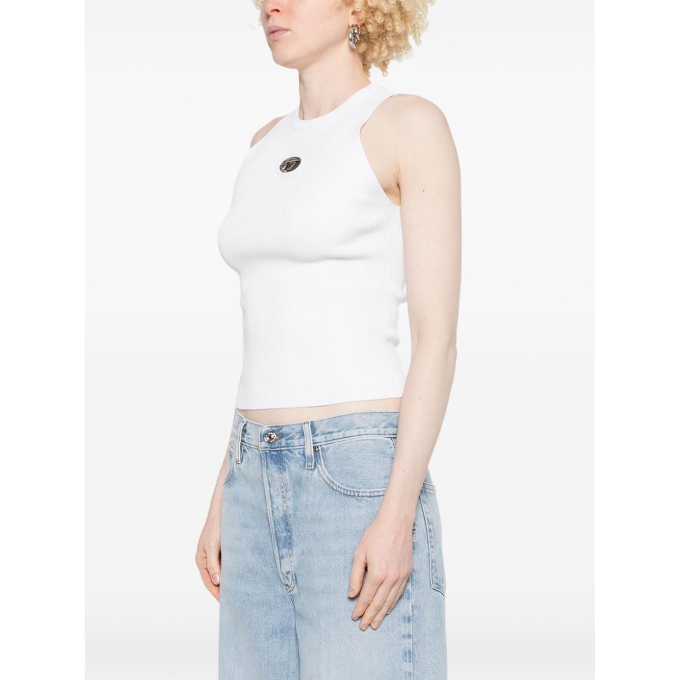 Diesel Top White Topwear Diesel