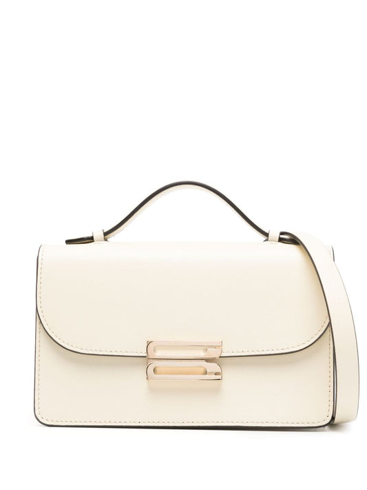 Victoria Beckham Mini Dorian Bag In Ivory Smooth Leather Shoulder Victoria Beckham