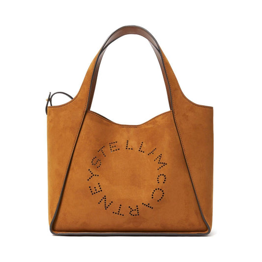 Stella McCartney Logo Large Tote  faux suede Bag Shopper Stella McCartney