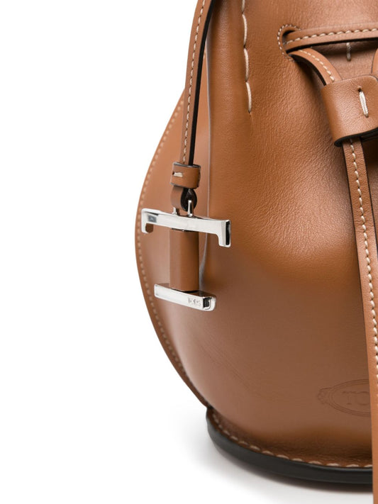 Tod's Di Bag Bucket Bag Leather Brown Shoulder Tod'S