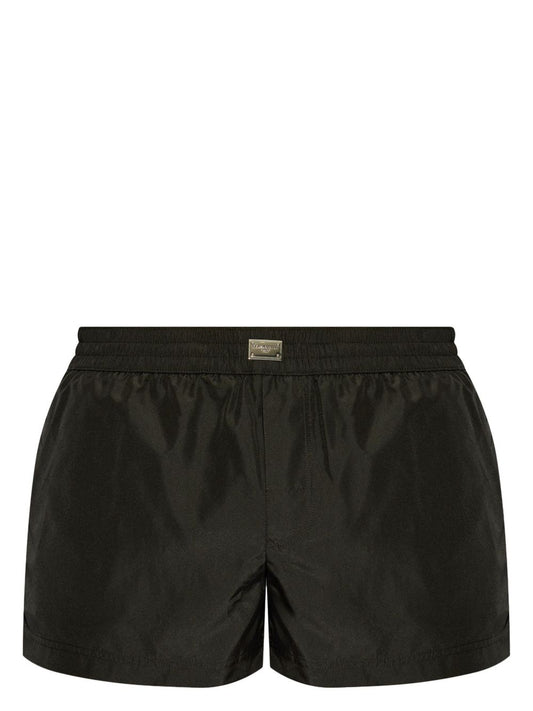 Dolce & Gabbana logo plaque swim shorts