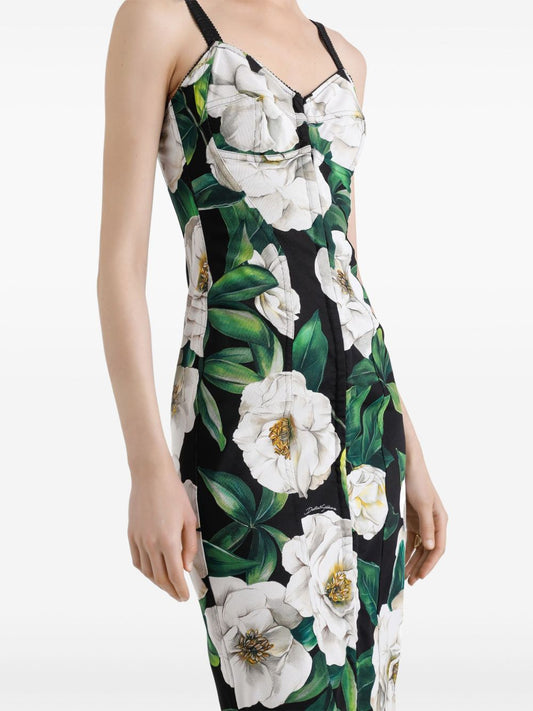 Dolce & Gabbana printed midi dress