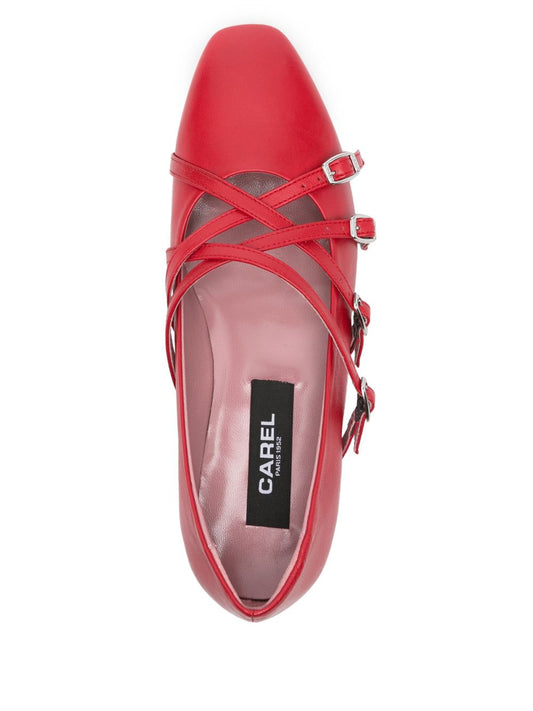 CAREL PARIS Flat shoes Red