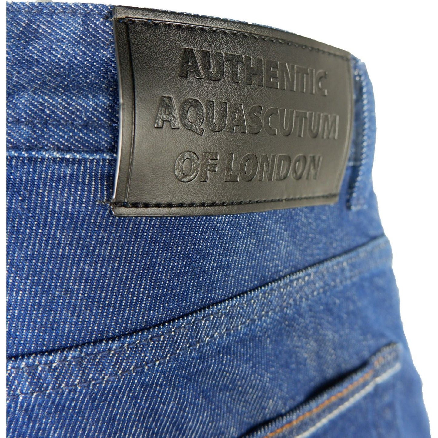 Aquascutum Elegant Dark Blue Denim for Men Aquascutum