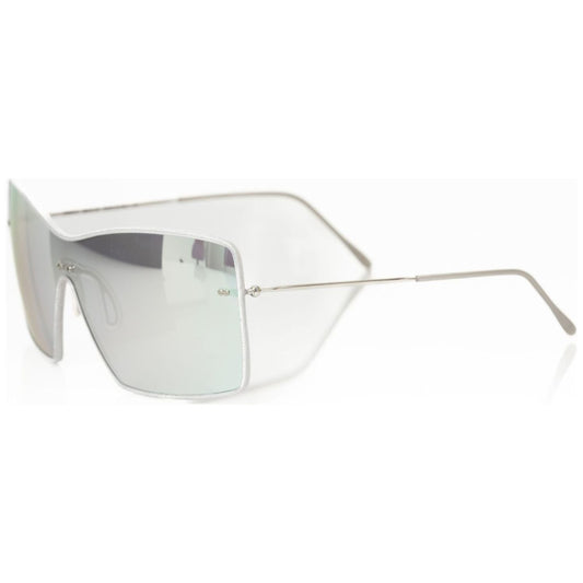 Frankie Morello Silver Metallic Women Sunglass Frankie Morello