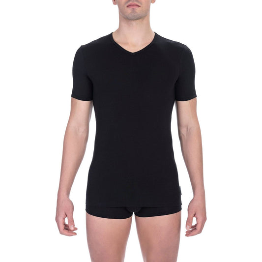 Bikkembergs "Black Cotton Men T-Shirt" Bikkembergs