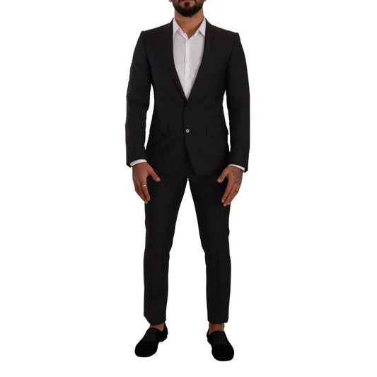 Dolce & Gabbana Black MARTINI Single Breasted 2 Piece Suit Dolce & Gabbana