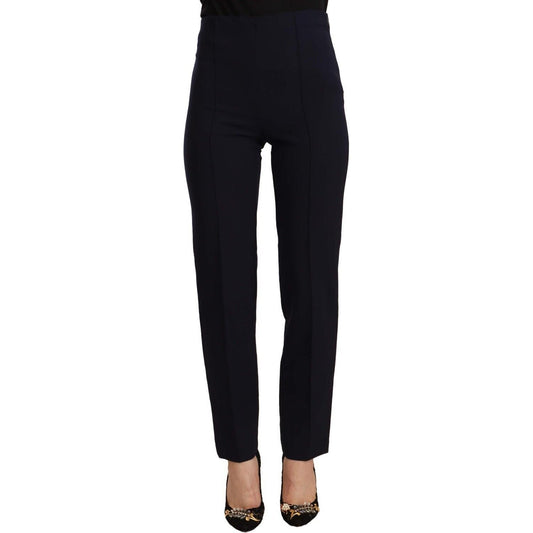 AGLINI Sleek High Waist Straight Cut Pants AGLINI