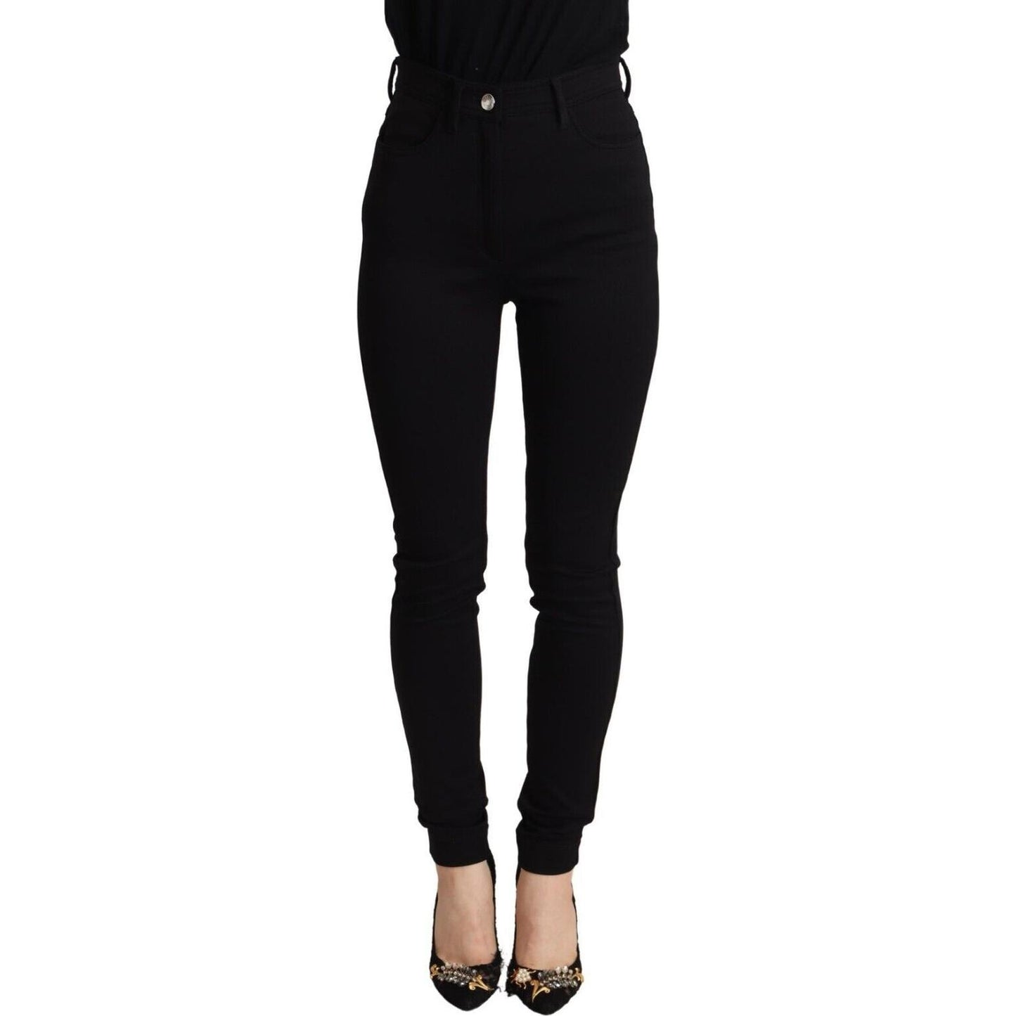 Dolce & Gabbana Elegant High-Waisted Slim Fit Pants Dolce & Gabbana