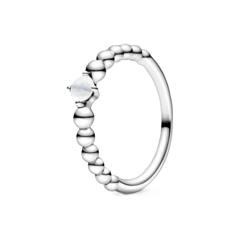 PANDORA JEWELS Mod. WHITE STONE - RING - Size 52 Ring PANDORA