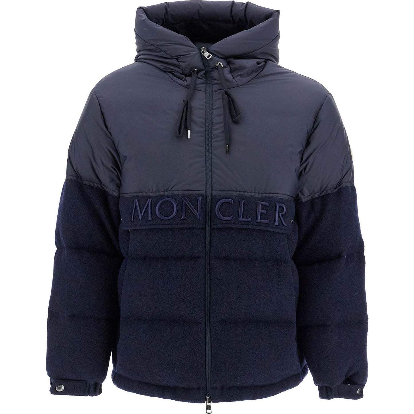 Moncler goose down virgin wool twill jacket Jackets Moncler