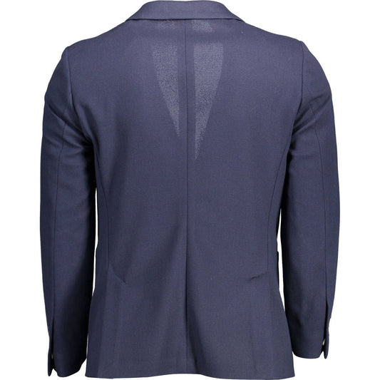 Gant Blue Polyester Men Jacket Gant