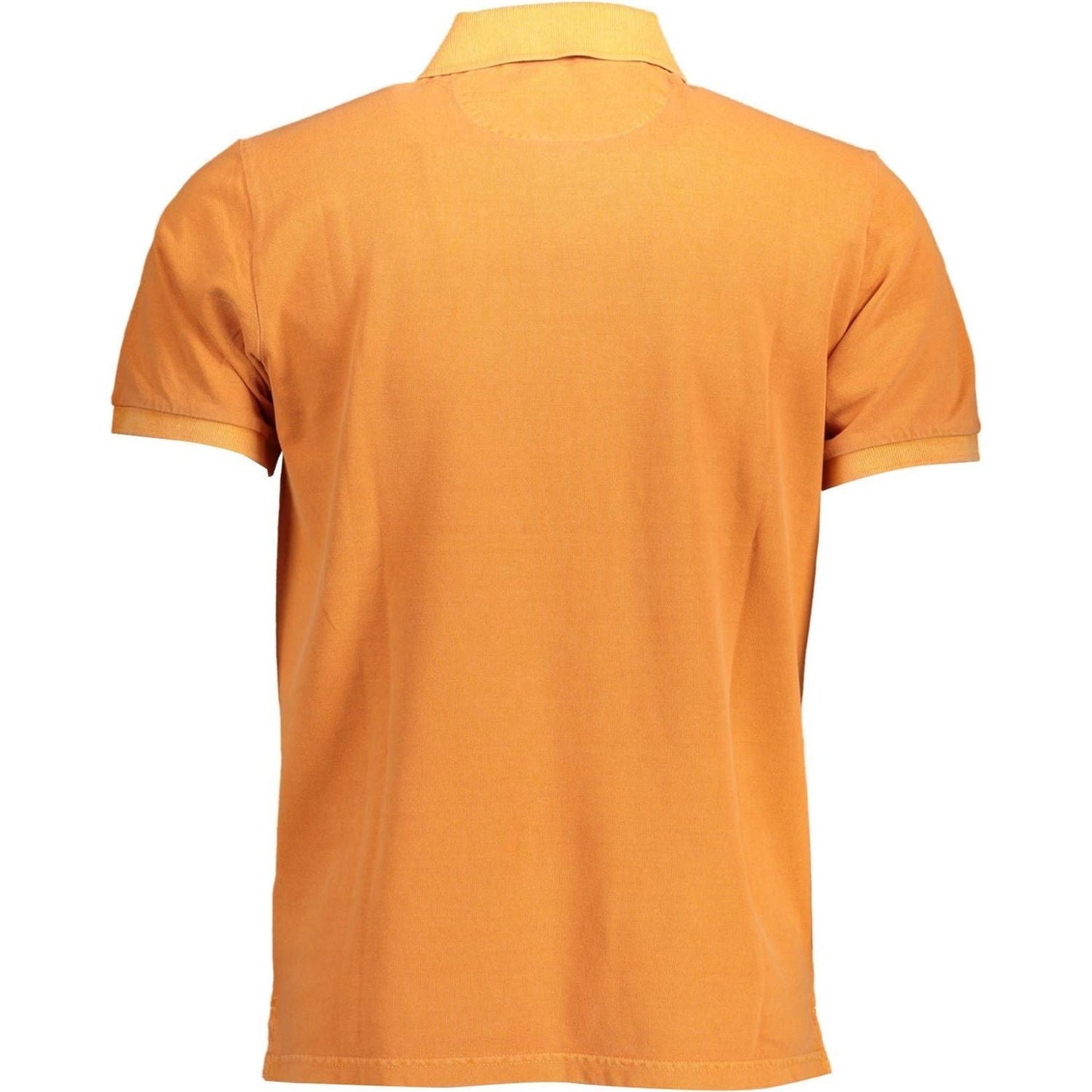 Gant Orange Cotton Men Polo Gant