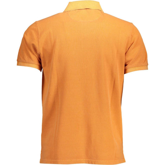 Gant Orange Cotton Men Polo Gant