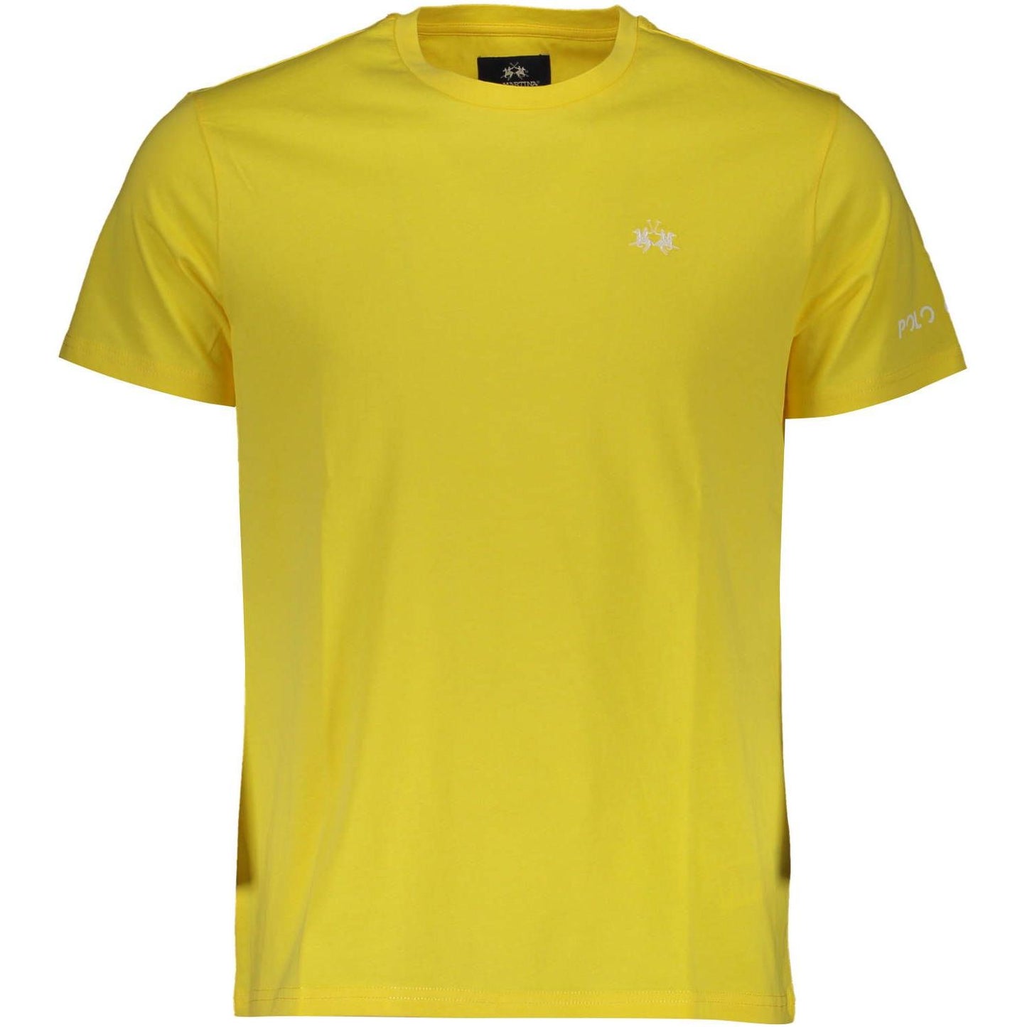 La Martina Yellow Cotton Men T-Shirt La Martina