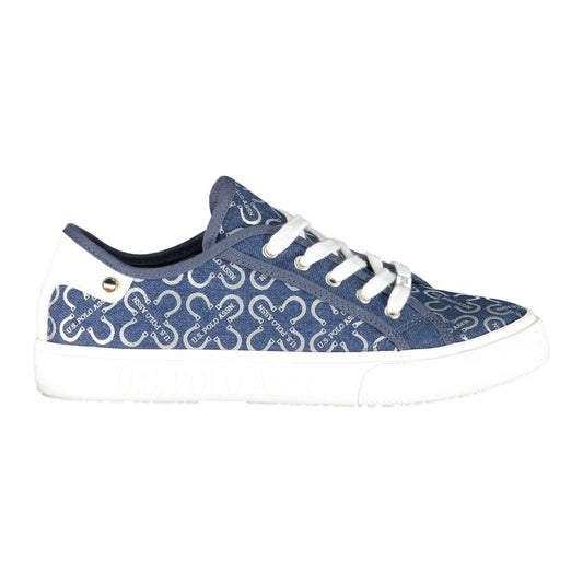 U.S. POLO ASSN. Blue Polyester Women Sneaker