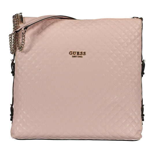 Guess Jeans Pink Polyethylene Women Handbag Guess Jeans