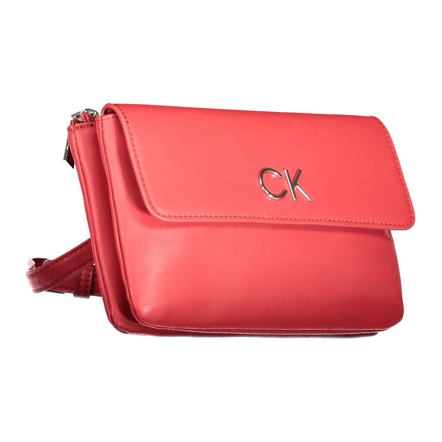 Calvin Klein Red Polyester Women Handbag Calvin Klein