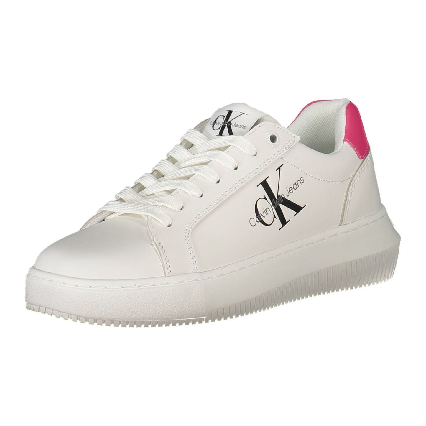 Calvin Klein White Leather Women Sneaker Calvin Klein