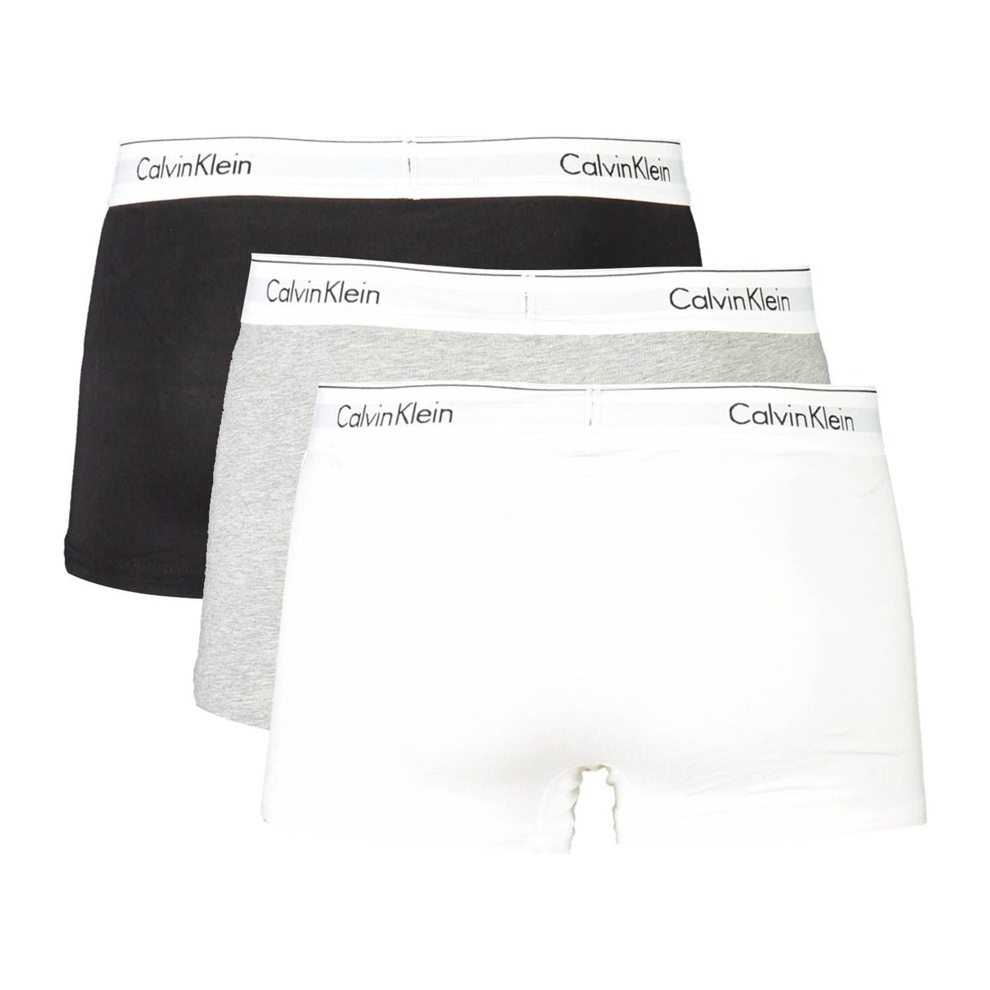 Calvin Klein Gray Cotton Men Trunk Calvin Klein