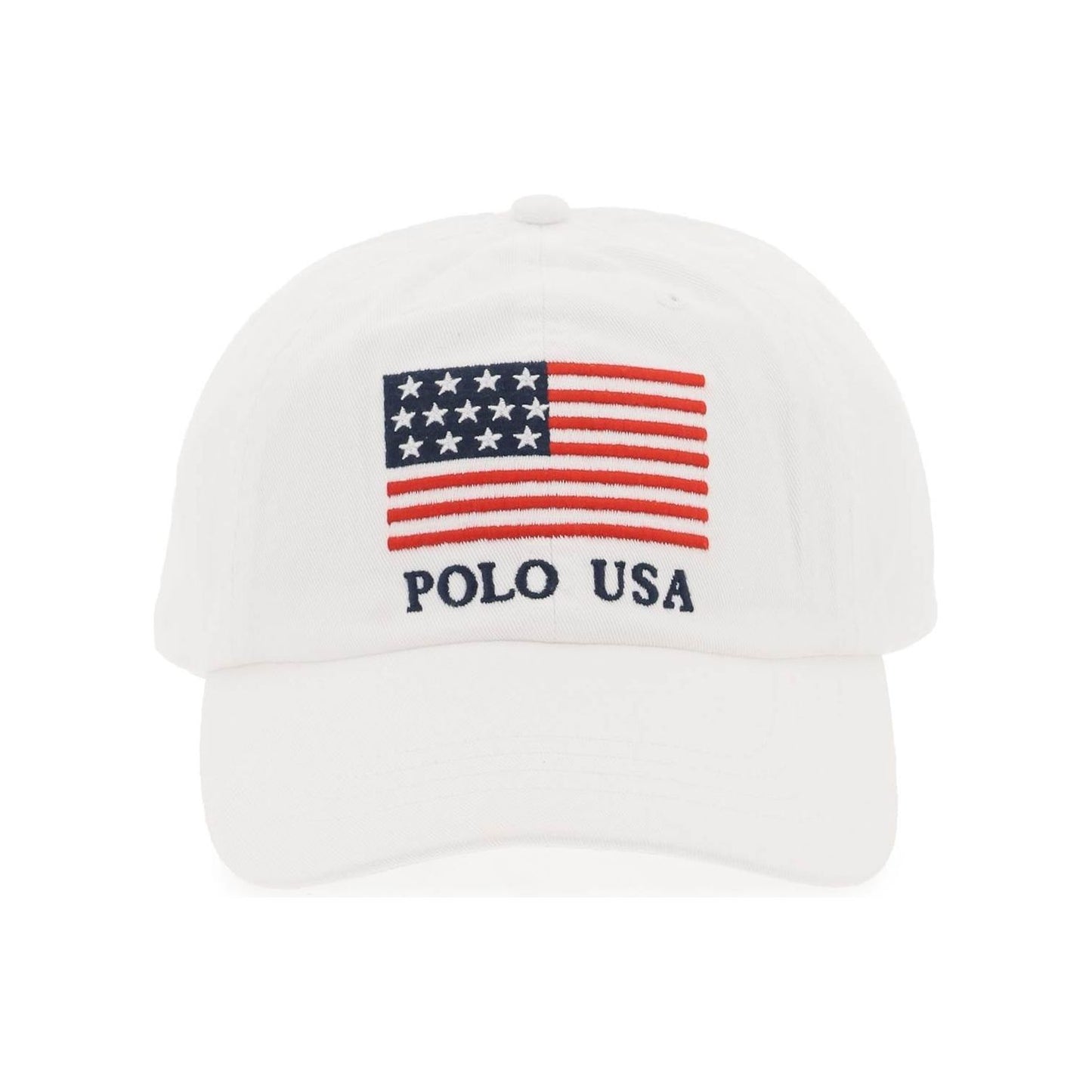 Polo Ralph Lauren baseball cap in twill with embroidered flag Scarves Hats & Gloves Polo Ralph Lauren