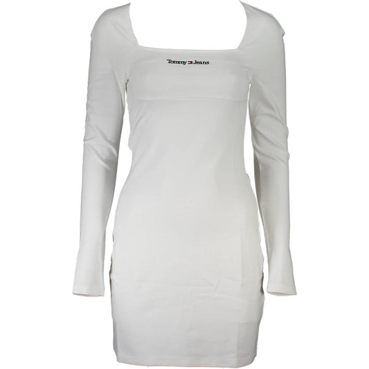 Tommy Hilfiger White Viscose Women Dress Tommy Hilfiger