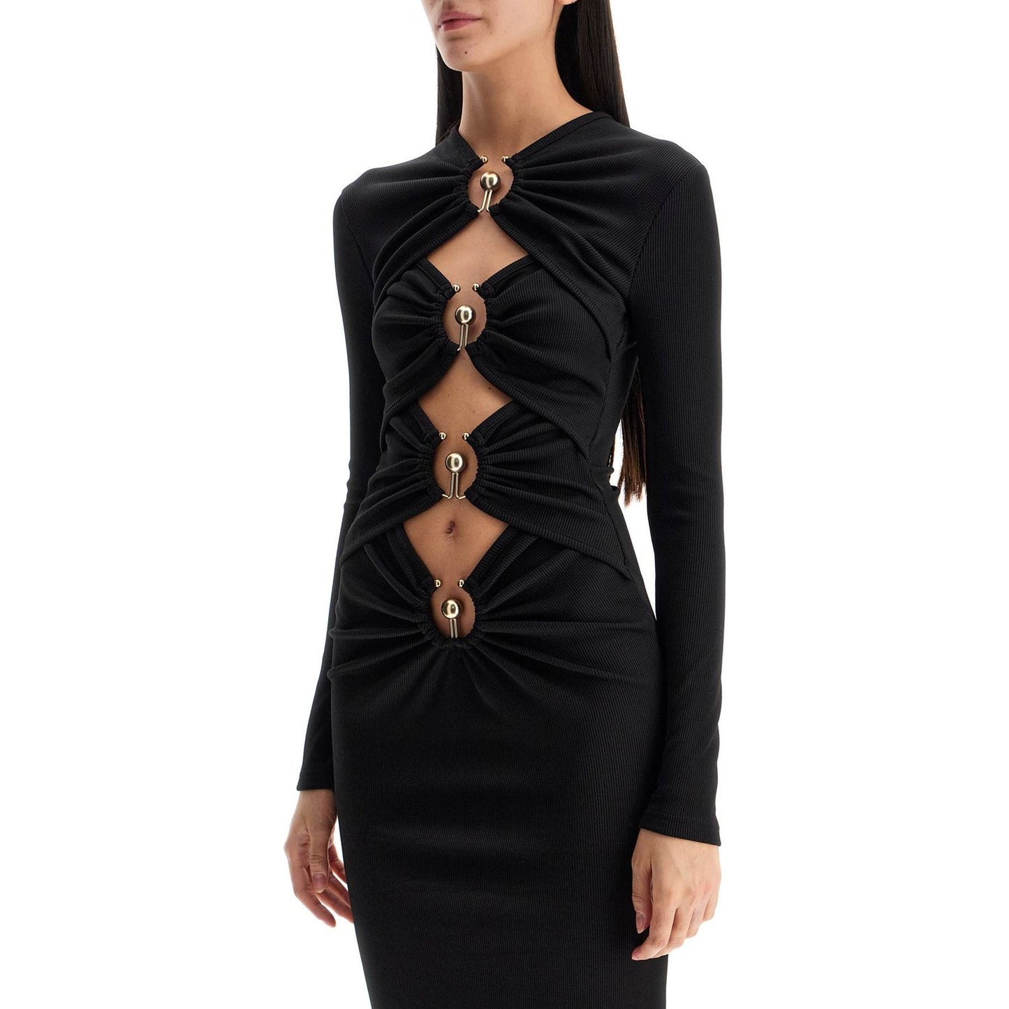 Christopher Esber cut out dress with metallic rings Dresses Christopher Esber