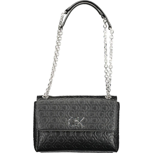 Calvin Klein Black Polyester Women Handbag Calvin Klein