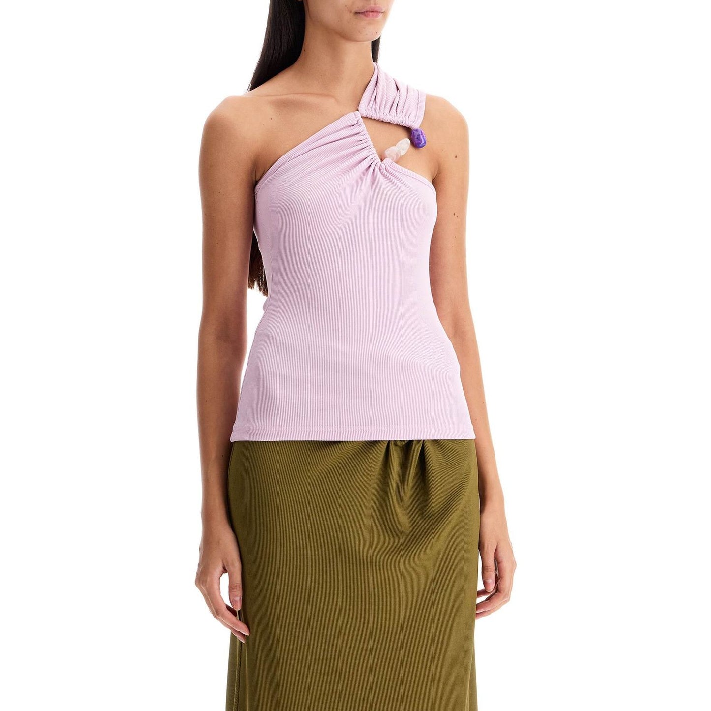 Christopher Esber one-shoulder top with Topwear Christopher Esber