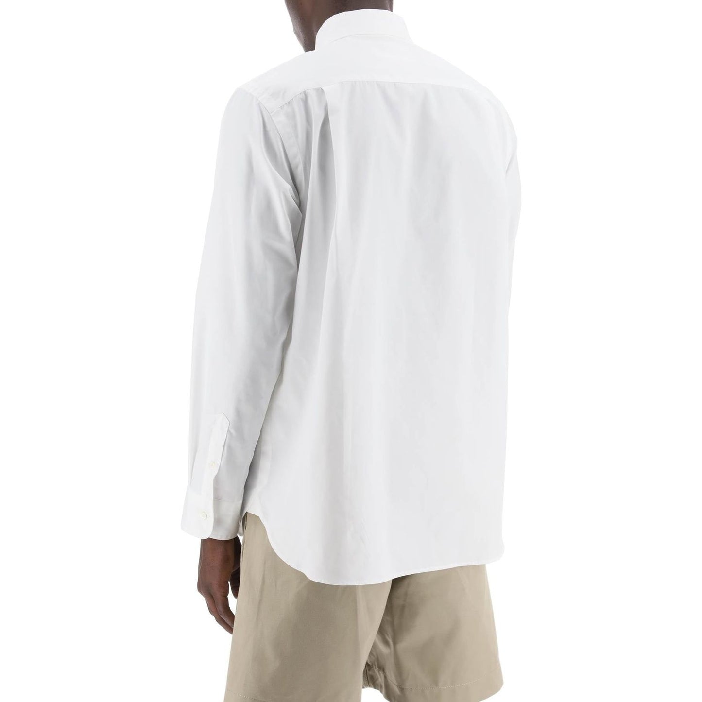 Sacai layered poplin effect shirt Shirts Sacai