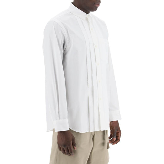 Sacai layered poplin effect shirt Shirts Sacai