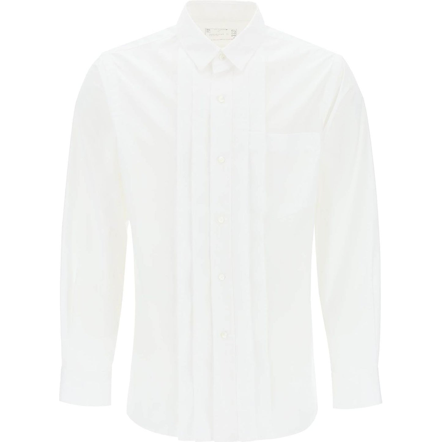 Sacai layered poplin effect shirt Shirts Sacai