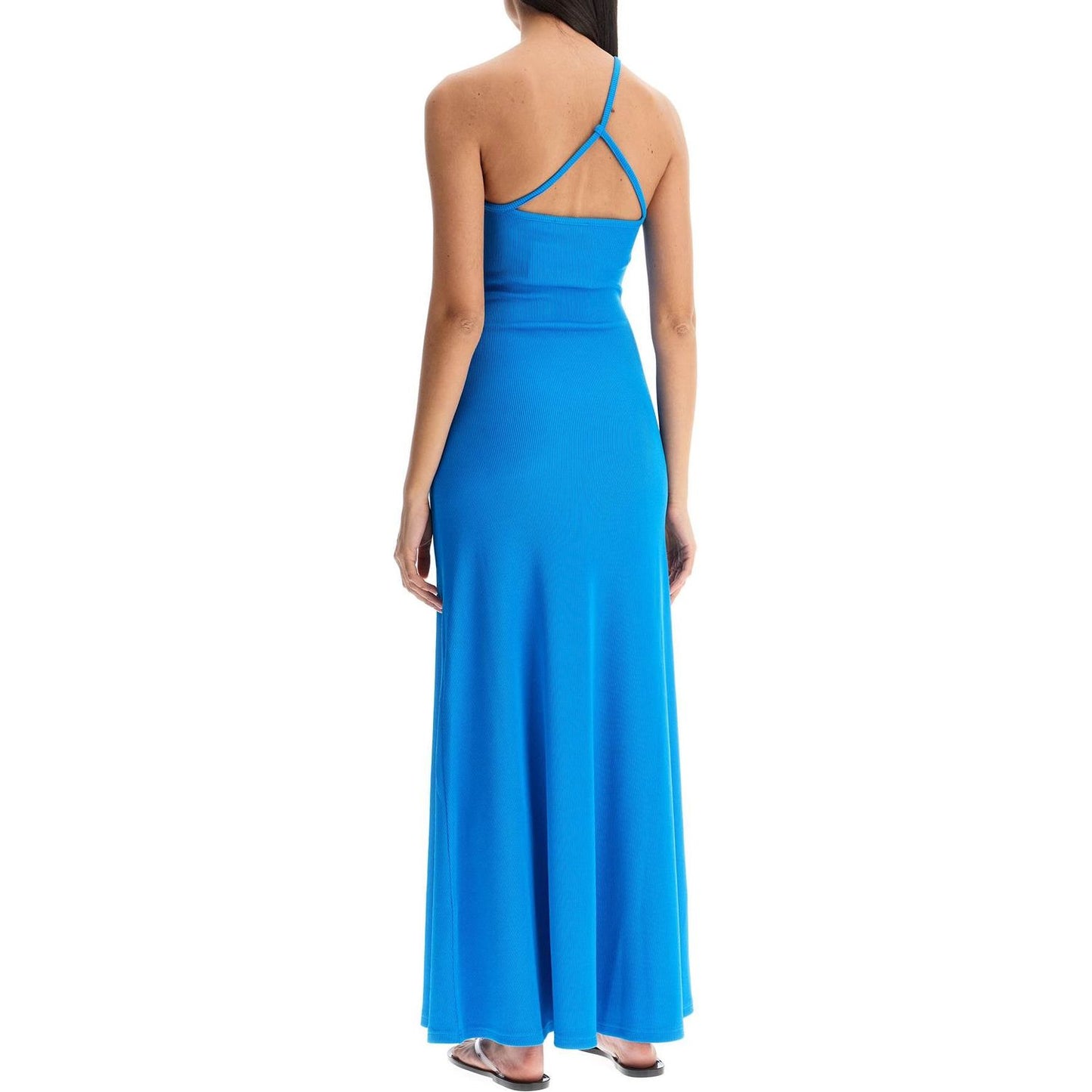 Christopher Esber one-shoulder maxi dress with natural stones Dresses Christopher Esber