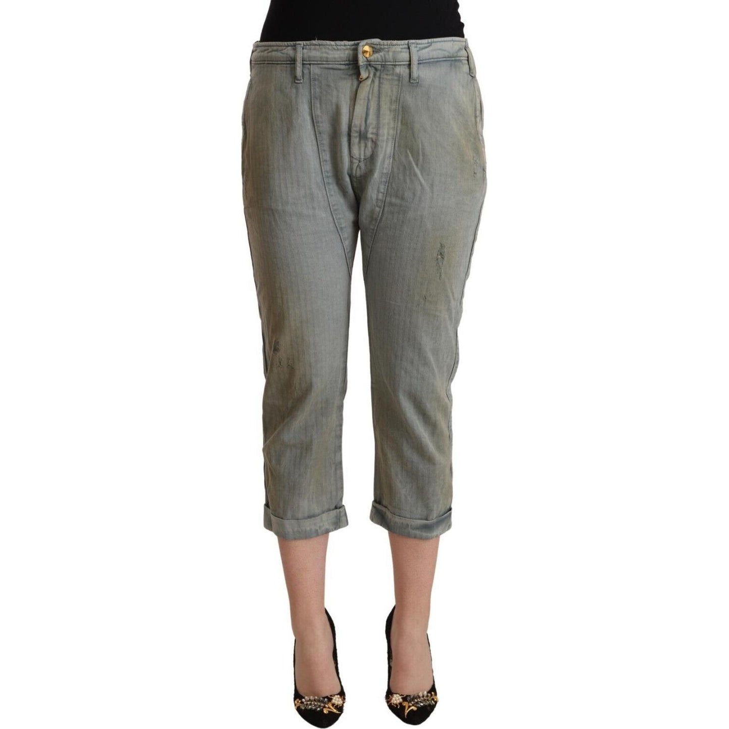 CYCLE Chic Mid Waist Cropped Skinny Pants CYCLE