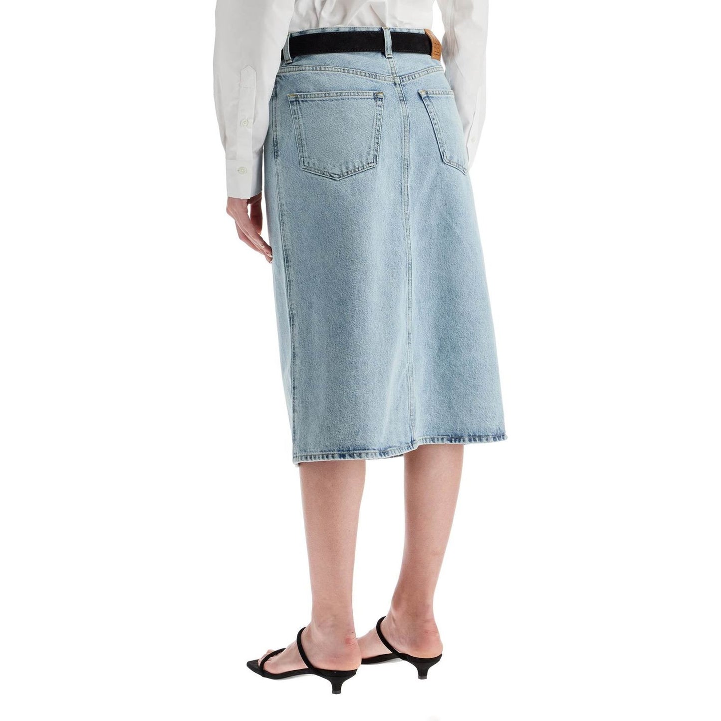 Toteme denim midi skirt in seven Skirts Toteme