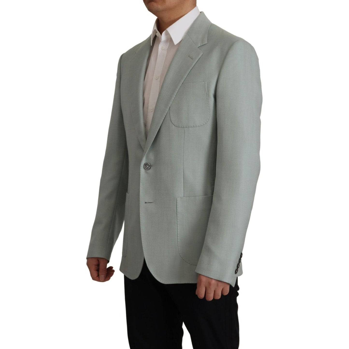 Dolce & Gabbana Elegant Slim Fit Cashmere Silk Blazer Jacket Dolce & Gabbana