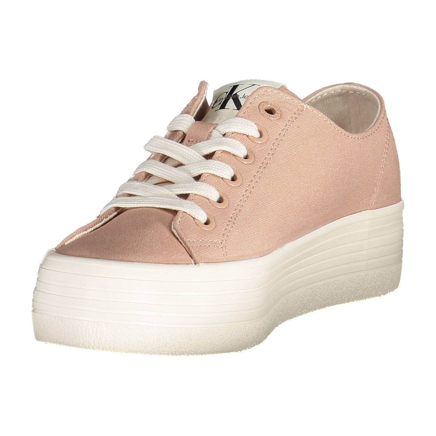 Calvin Klein Pink Cotton Women Sneaker Calvin Klein