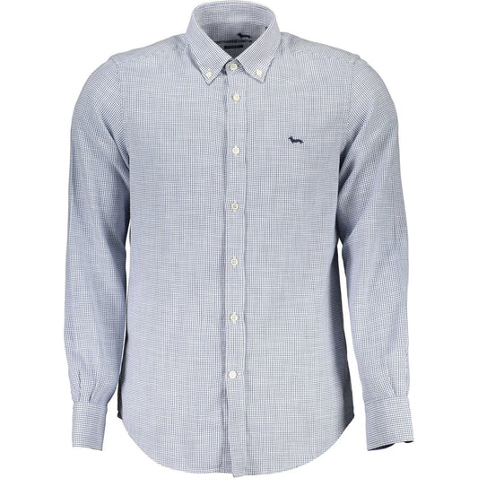 Harmont & Blaine Elegant Light Blue Cotton Shirt for Men Harmont & Blaine