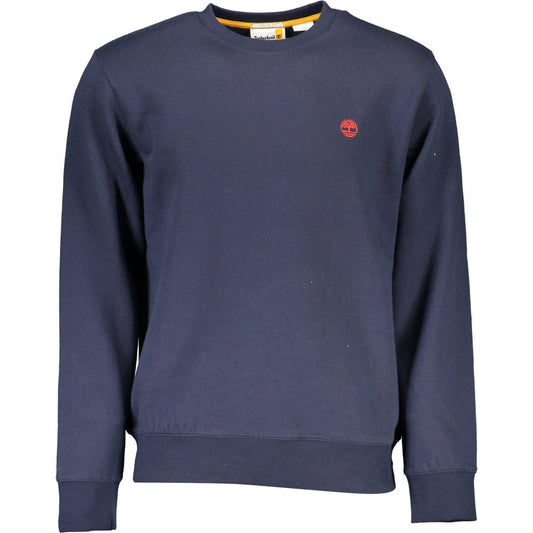 Timberland Blue Cotton Men Sweater Timberland