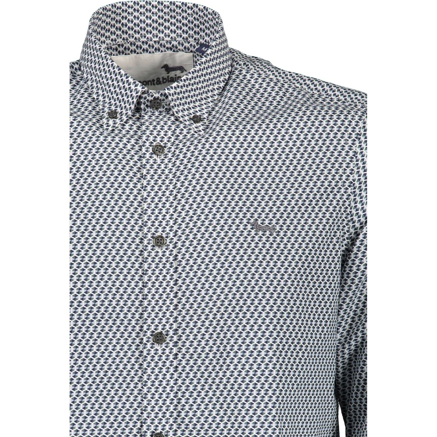 Harmont & Blaine Blue Cotton Men Shirt Harmont & Blaine