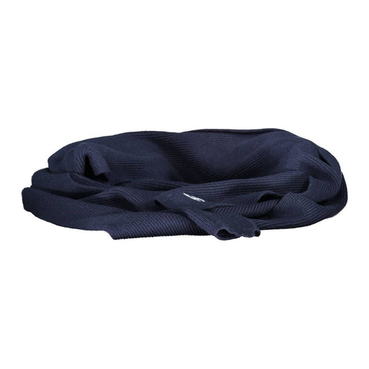 North Sails Blue Cotton Men Scarf North Sails