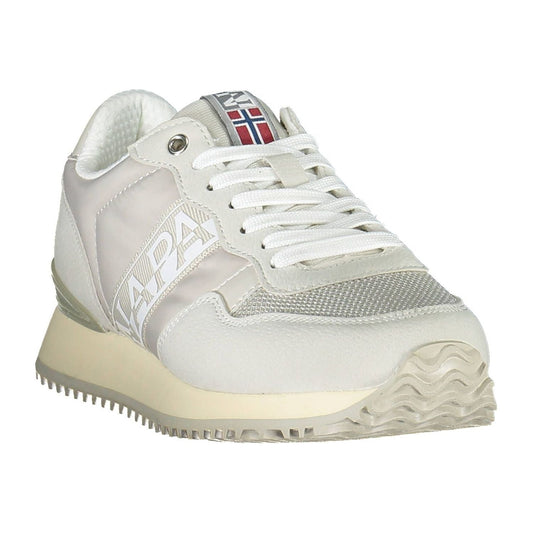 Napapijri Gray Polyester Women Sneaker Napapijri