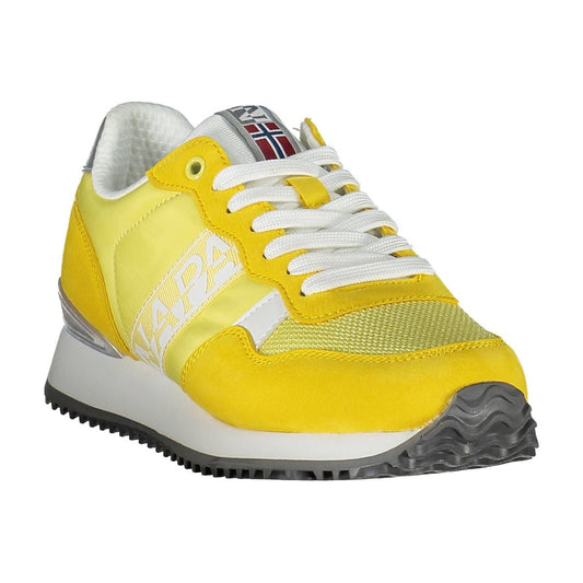 Napapijri Yellow Polyester Women Sneaker Napapijri