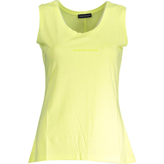 North Sails Yellow Viscose Women Top North Sails