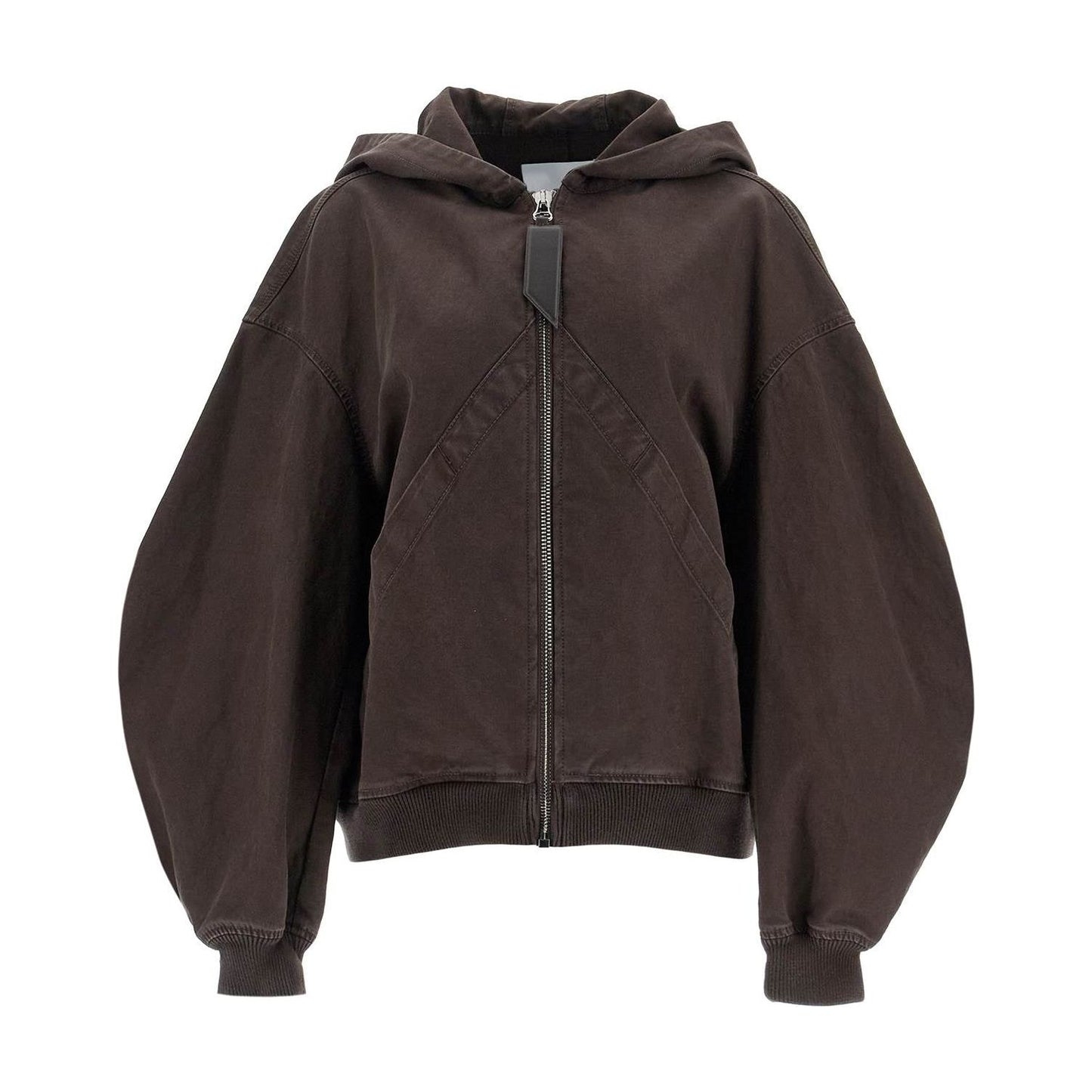 The Attico cotton bomber jacket with hood Jackets The Attico